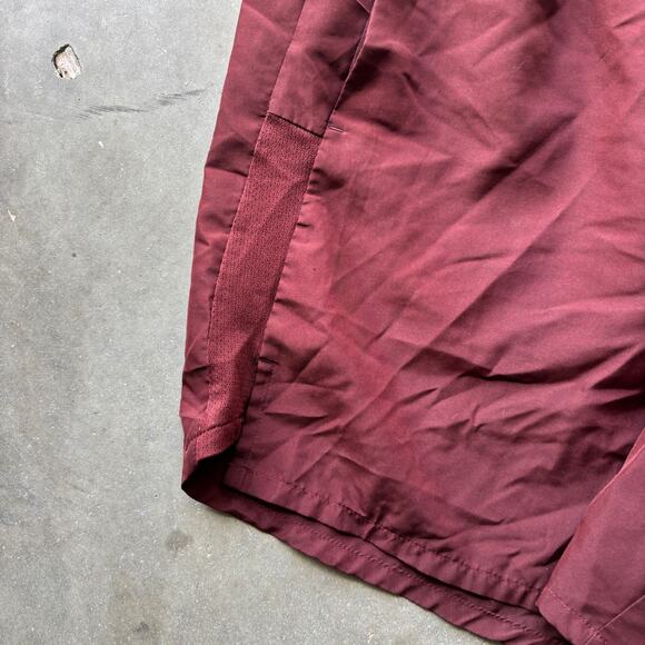 Nike Dri-Fit Flex Training Shorts Men's Large Red Burgundy Drawstring Athletic - Picture 3 of 10